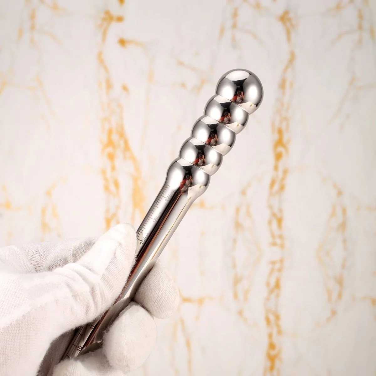 AeroGlide Stainless Steel Prostate Probes – Precision-Sized with Ruler Markings - Image 2