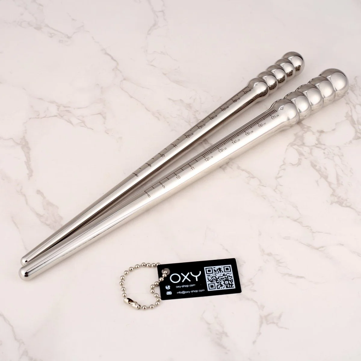 AeroGlide Stainless Steel Prostate Probes – Precision-Sized with Ruler Markings - Image 4