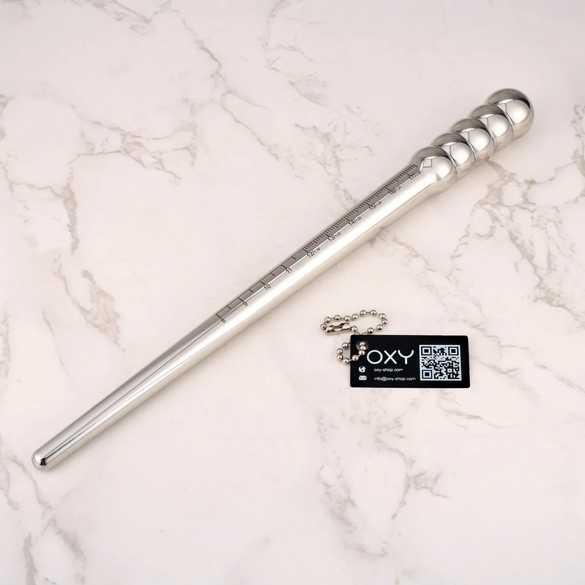 AeroGlide Stainless Steel Prostate Probes – Precision-Sized with Ruler Markings - Image 8