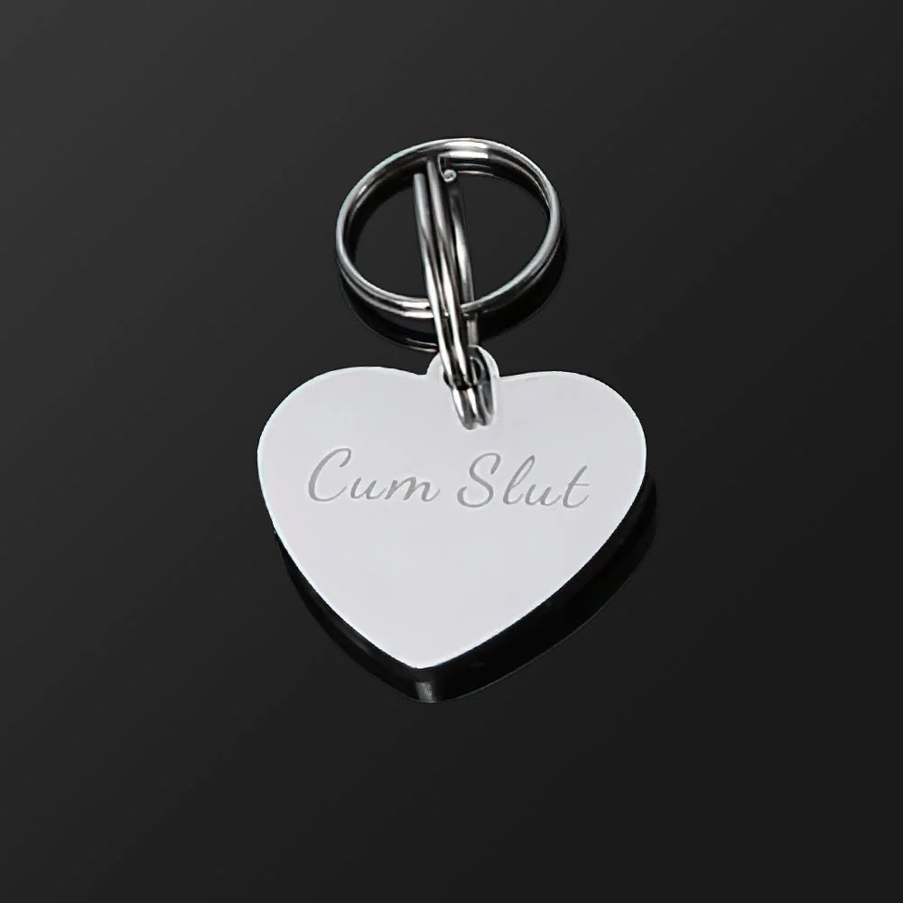 Heart BDSM Tag - Cum Slut/Sissy/Slave/Pet - Image 6
