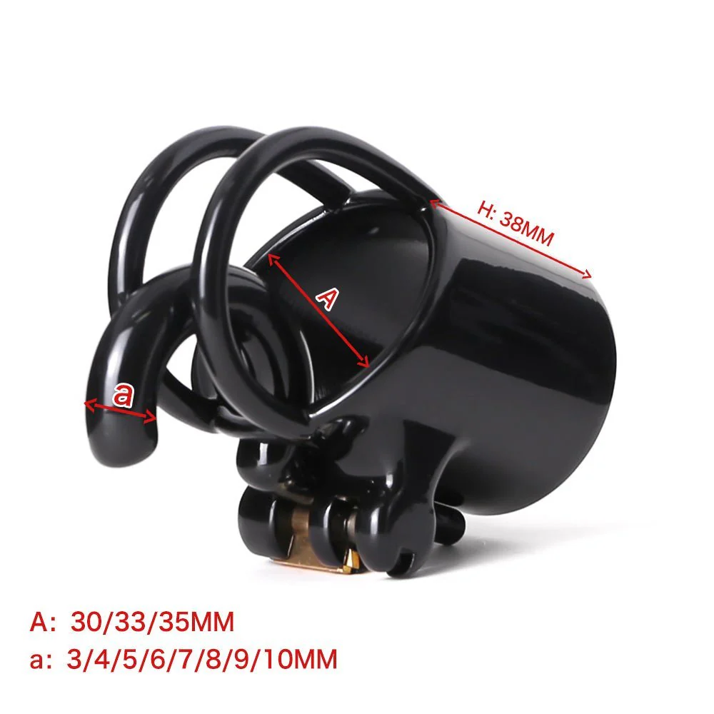 Large PA Chastity from 3mm to 10mm - Nylon printed - Image 7