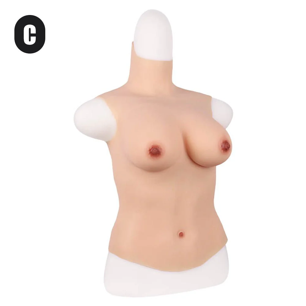 Silicone Breast Forms - Full Upper Vest for Crossdressers - Image 7