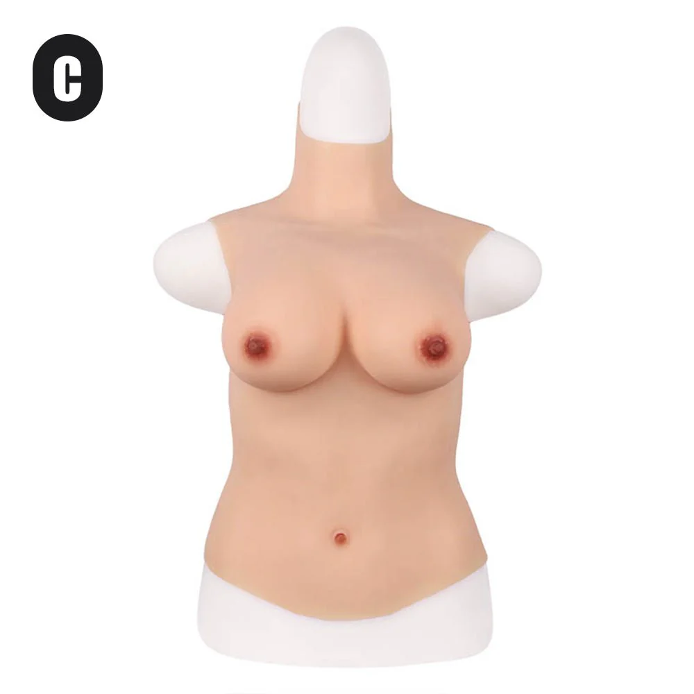 Silicone Breast Forms - Full Upper Vest for Crossdressers - Image 8