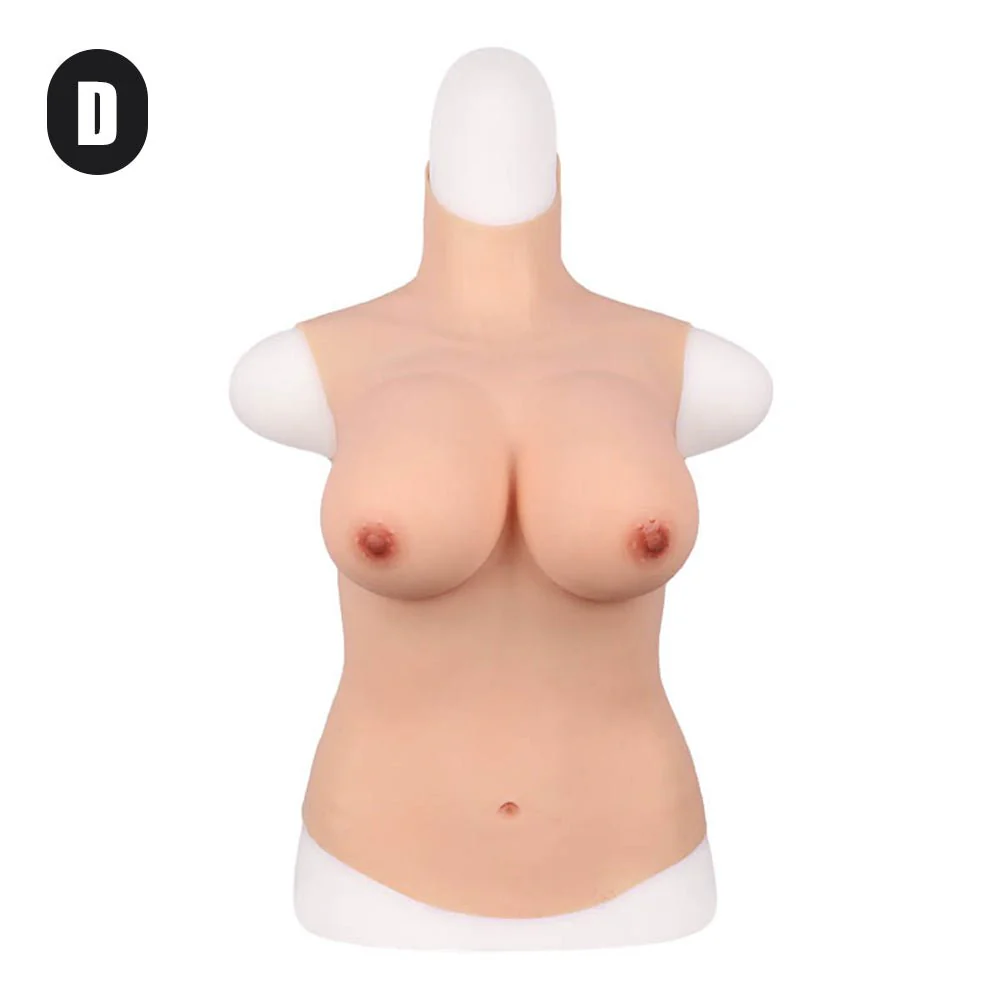 Silicone Breast Forms - Full Upper Vest for Crossdressers - Image 9