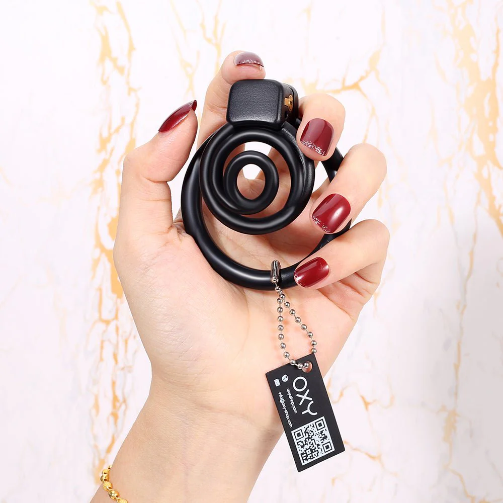 Noir Hypno – Small 3D Printed Chastity Cage
