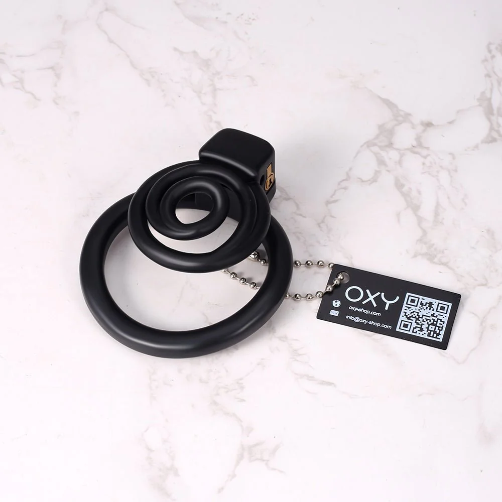 Noir Hypno – Small 3D Printed Chastity Cage - Image 3