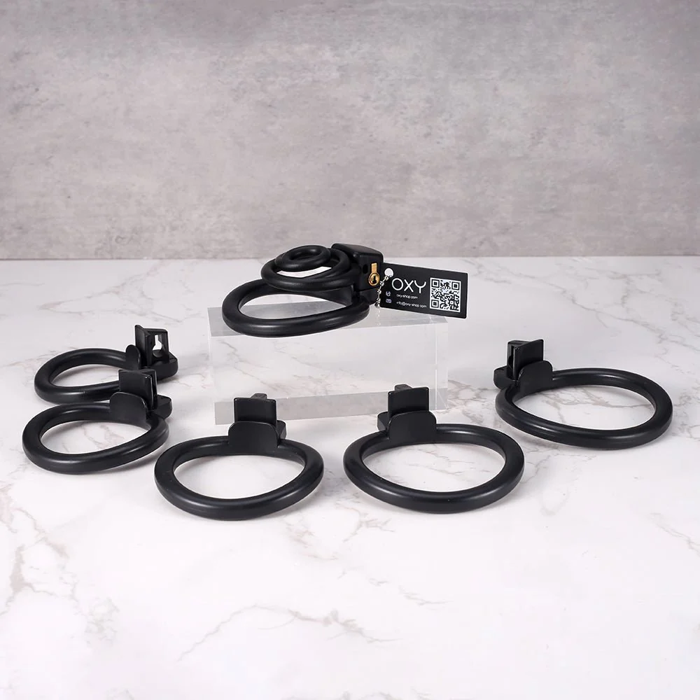 Noir Hypno – Small 3D Printed Chastity Cage - Image 5