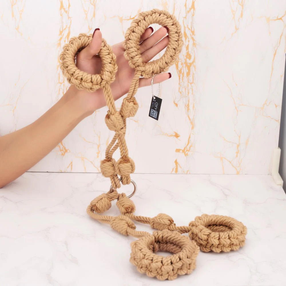 Shibari rope Hog-tie / Restraint gear and Bondage Play for BDSM - Image 2