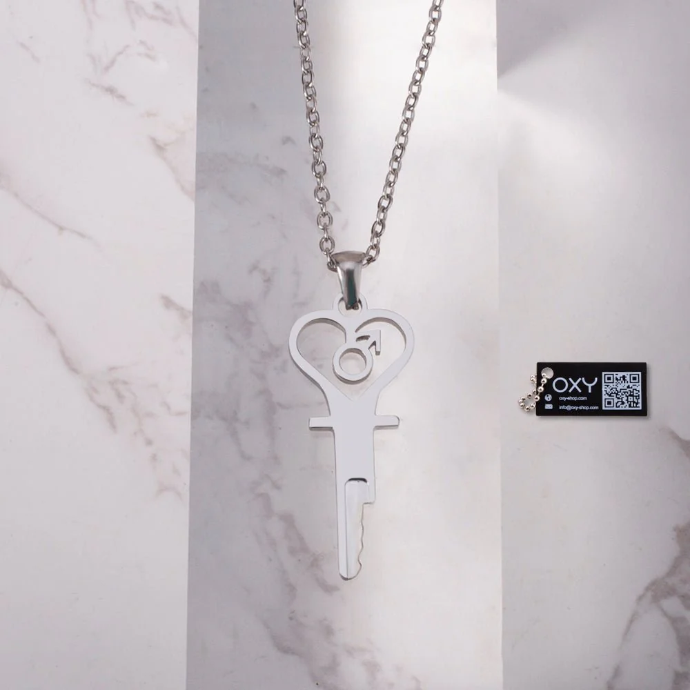 "The Key to Submission" - Chastity Key Necklace - Image 8