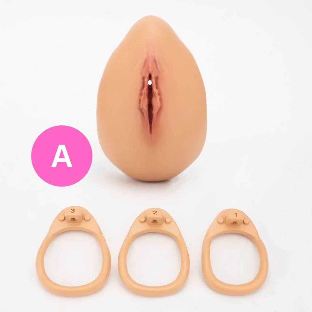 #1 Full Cover Chastity: Realistic Vagina - 3D printed & Painted. - Image 9