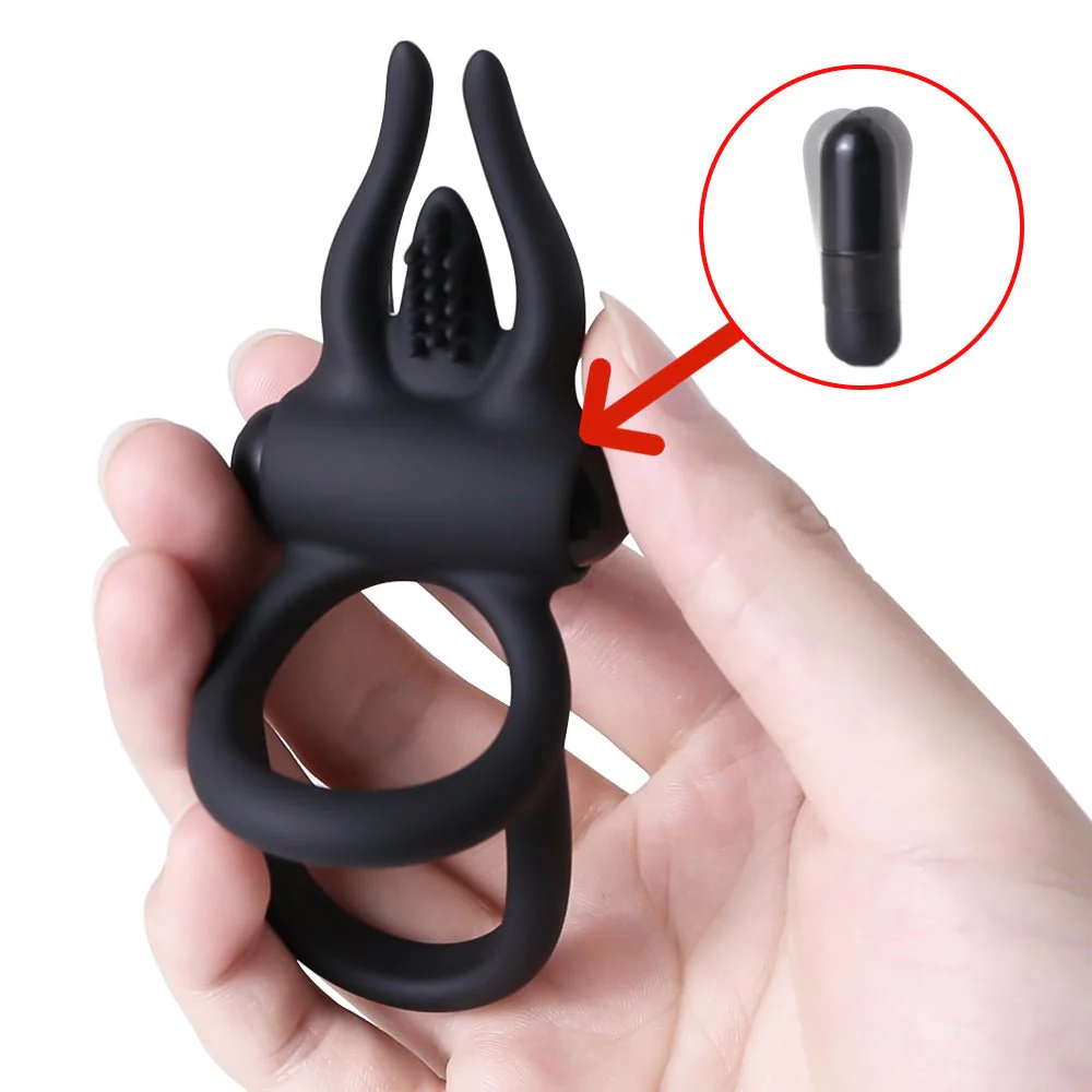 Vibrating Clit Stimulator - Cock Ring - Image 4